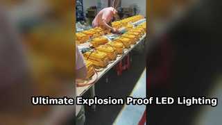 Đèn pha LED chống nước IP65 được ATEX phê duyệt với kính cường lực cho khu vực nguy hiểm
