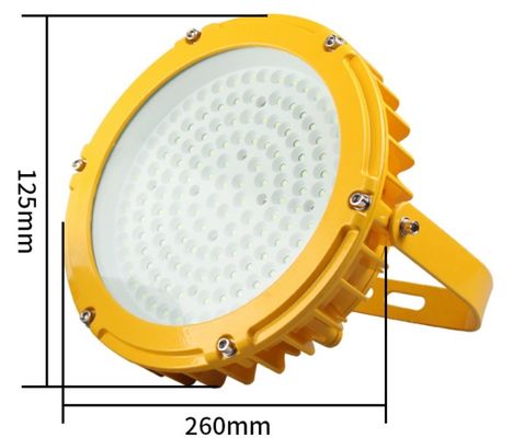 Đèn đèn LED hợp kim nhôm IP66 100W Đèn đèn chống nổ cho các địa điểm nguy hiểm