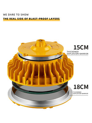 Đèn đèn LED hợp kim nhôm IP66 100W Đèn đèn chống nổ cho các địa điểm nguy hiểm