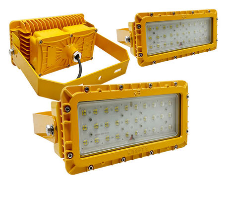 Ánh sáng chống nổ LED được chấp thuận theo yêu cầu của ATEX với lắp ráp hợp kim nhôm chống nước IP65