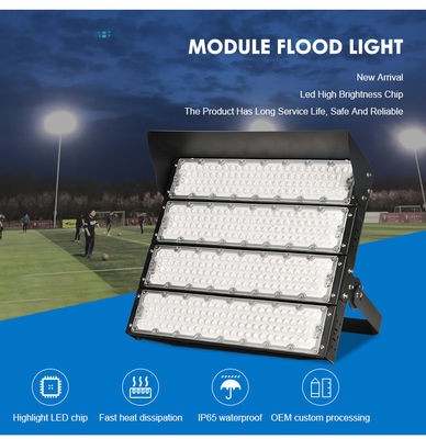 Đèn pha LED sân vận động gắn giá đỡ, đèn sân bóng 1250W Meanwell