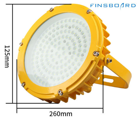Đèn khai thác chống cháy nổ ATEX với bảo vệ IP66 Chip LED SMD2835/3030 và Kính chống cháy nổ bằng nhôm