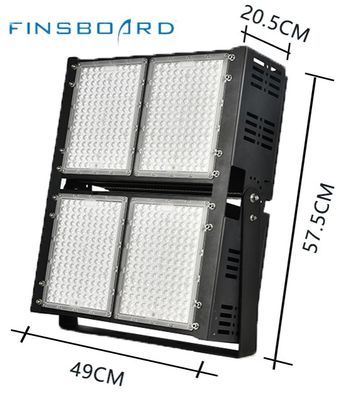 Đèn LED sân vận động có thể điều chỉnh độ sáng 6500w, góc ống kính 45°