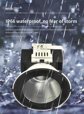 Đèn pha công nghiệp LED High Bay chống nước IP65 Lumen cao, đèn cẩu tháp với tùy chọn công suất 200W-700W