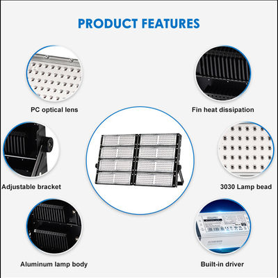 Đèn LED chiếu sáng sân vận động ngoài trời cột cao SMD IP66 2700-6500K
