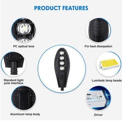 Đèn đường công suất cao 50w/100w/150w/200w/250w IP66 AC 85-265V