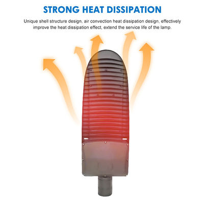 IP66 Đèn đường LED chống nước với nhiệt độ màu 3000-6500K và đầu ra ánh sáng cao cho ánh sáng đường cao tốc ngoài trời