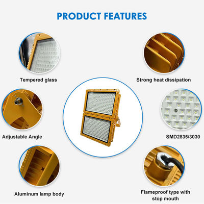 Đèn LED chống nổ 400W IP66 với bảo hành 5 năm cho các địa điểm nguy hiểm