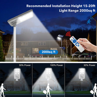 Nhà máy trực tiếp ngoài trời chống thấm đường Ip65 tích hợp 400w 600w 800w 1000w Tất cả trong một đèn đường năng lượng mặt trời