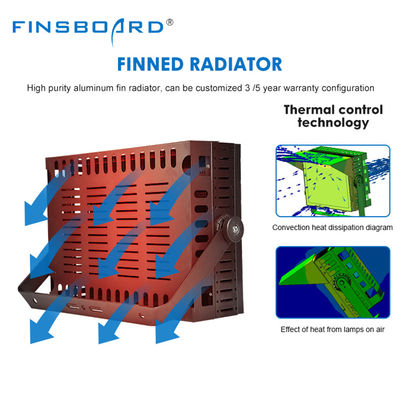 Đèn pha LED sân vận động bằng nhôm IP65 chống nước 600W-1200W cho sân bóng rổ và sân thể thao