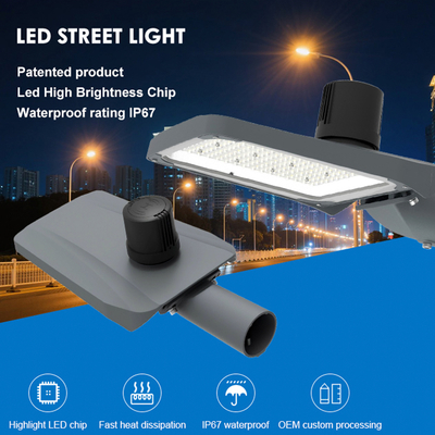 Ip67 Die-Cast nhôm 50w 100w 150w 200w kiểm soát ánh sáng tích hợp đèn đường LED