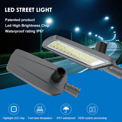 Đèn đường phố LED vườn nhôm IP66 chống nước Tiết kiệm năng lượng