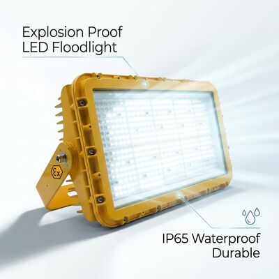 Đèn pha LED chống cháy nổ 600W IECEx Compact Hàng hải mật độ cao ngoài khơi 72000lm IP67 Hợp kim nhôm không đồng