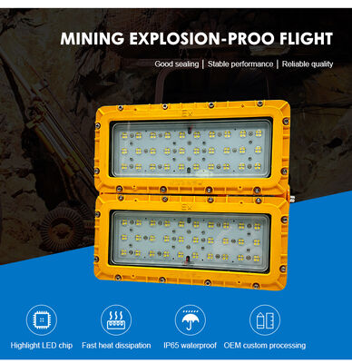 600W đèn LED chống phun nước 60 ° Cột cao cao ATEX IIB T6 IP65 RFEPL8280 Đèn