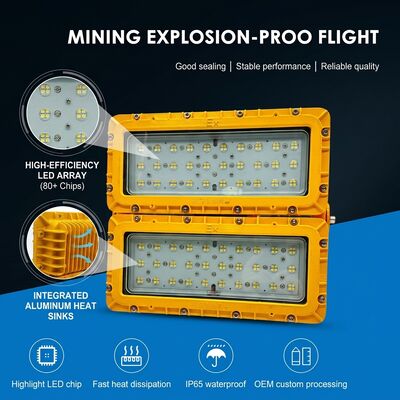 Đèn LED chống cháy nổ LUMILEDS LM-80 600W ATEX Ex db mb IIb T6 72000LM IP65 Chiếu sáng khu vực lớn nguy hiểm