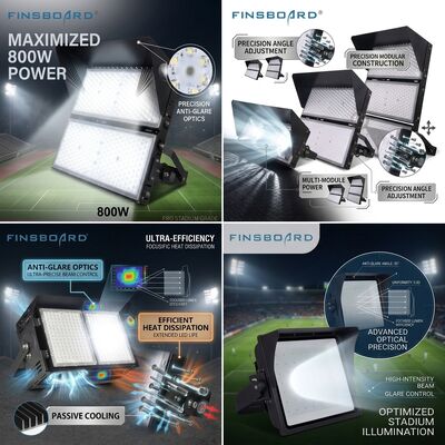 High Brightness SMD2835 LED Stadium Lighting 400W 800W 1200W IP66 for Tennis Court