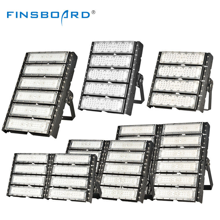 Đèn pha LED an ninh công suất cao IP66 200w 250w 300w 400w 500w 600w Đèn pha cột cao LED với vỏ SKD