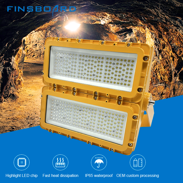 Xưởng sản xuất Aluminium thủy tinh nóng LED đèn chống nổ 150W 300W 600W