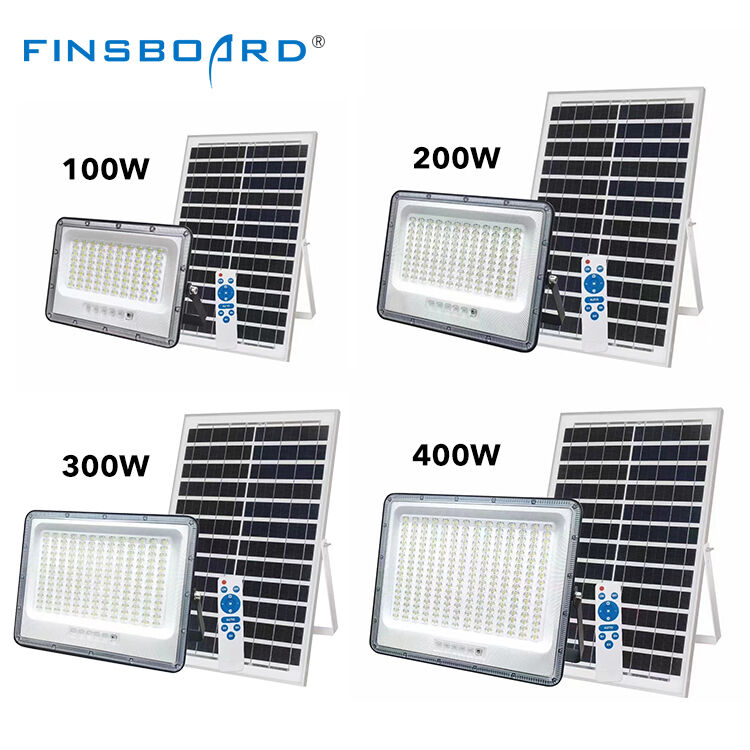 Thiết kế mới điều khiển từ xa ngoài trời chống thấm IP65 Led Flood Lamp 100w 200w 300w 400w ánh sáng mặt trời