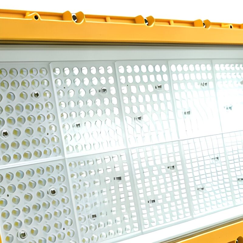 600W đèn LED chống nổ Ánh sáng lũ 30° Cột Boom Phạm vi xa Phòng tròn Xám ATEX IIB T6 IP65 RFEPL8280 Ánh sáng