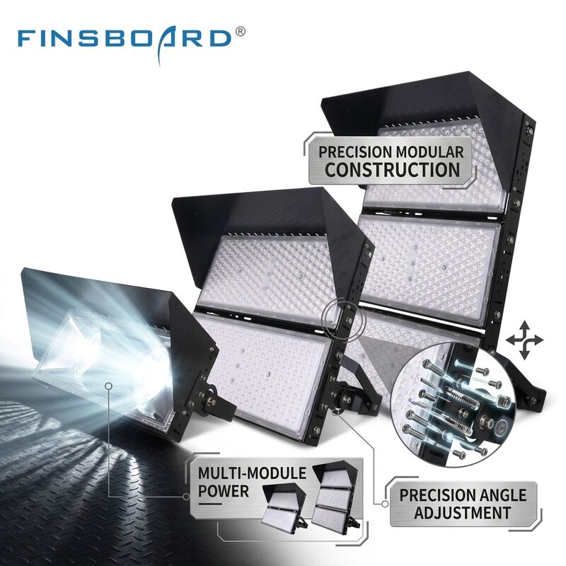 Long Lifespan 100000 Hours LED Stadium Light 1000W Sports Arena Floodlight Weather Resistant Design