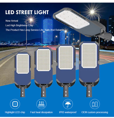 Đèn đường LED công suất cao bằng nhôm đúc DIA thân thiện với môi trường 50w/100w/150w/200w/250w