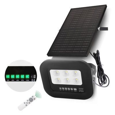 Đèn mặt trời LED 50 Watt IP65 toàn màu đen Monocrystalline Silicon Solar Panel