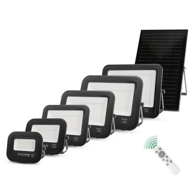 Đèn sân vườn năng lượng mặt trời ngoài trời độ sáng cao IP65 Điều khiển nhôm Đèn pha LED năng lượng mặt trời