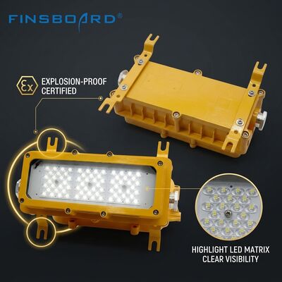 Đèn LED chống cháy nổ 600W chịu thời tiết IP65 LUMILEDS LM-80 ATEX Ex db mb IIb T6 -40C/60C Đèn chiếu sáng khu vực nguy hiểm